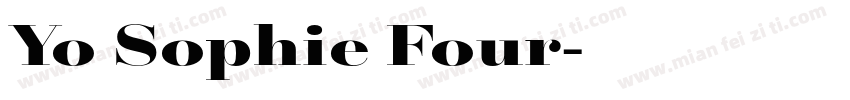 Yo Sophie Four字体转换